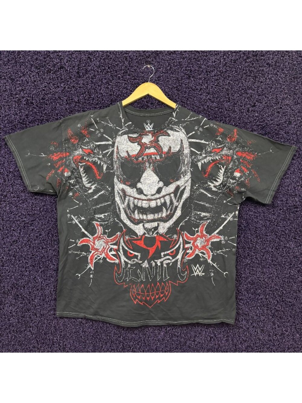 WWE Penta All Over Graphic T-Shirt Size Large